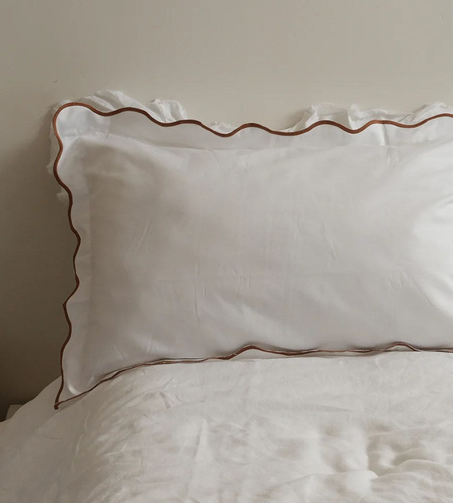 Home Lab | Celine Pillowcase Pair | Ginger