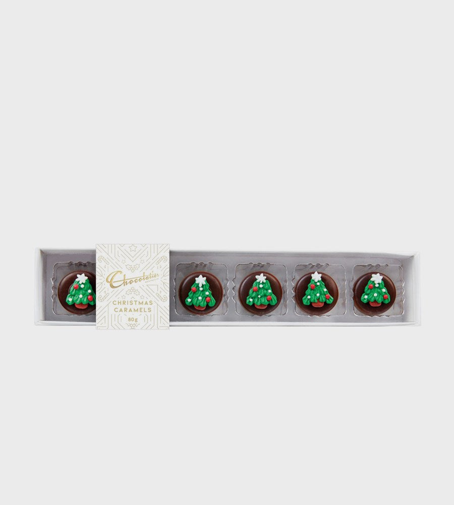 Chocolatier Christmas Caramels 6 Pack 80g