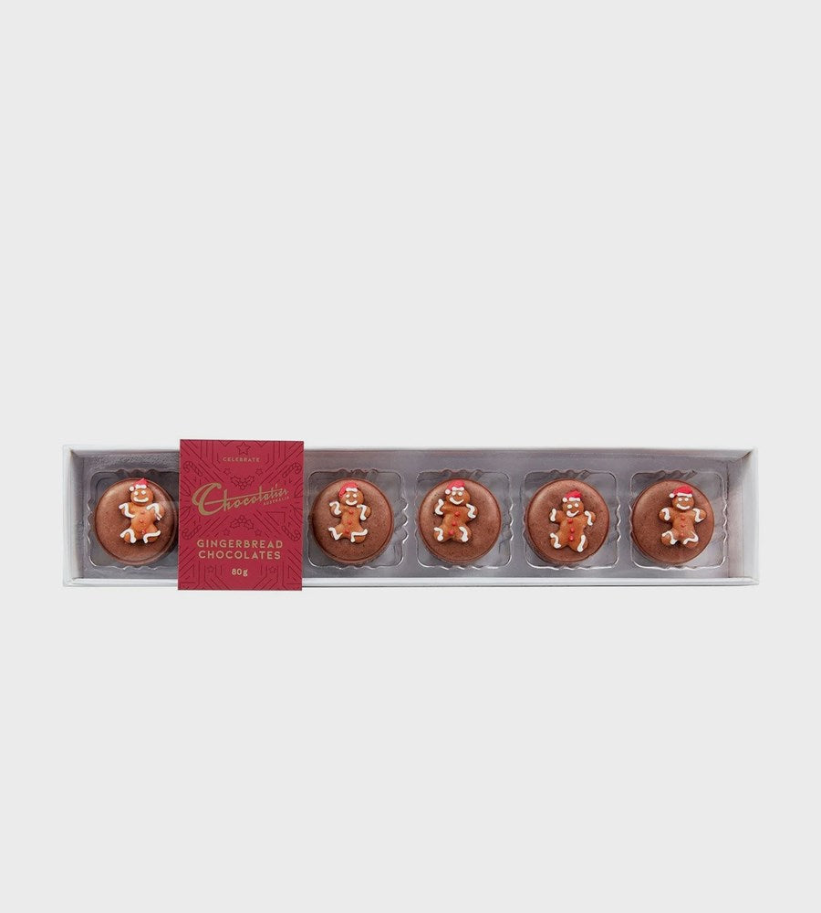 Chocolatier Gingerbread Chocolate 6 Pack 80g