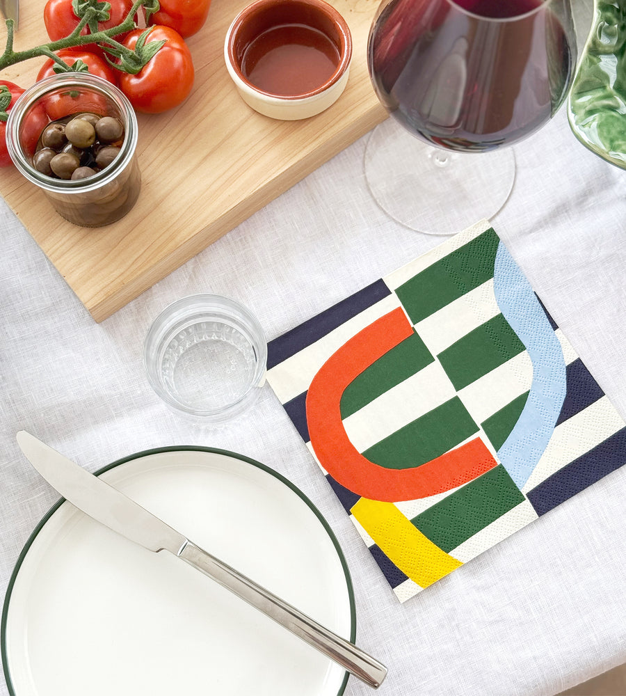 IHR Luncheon | Paper Napkins | Marimekko Siirto Green