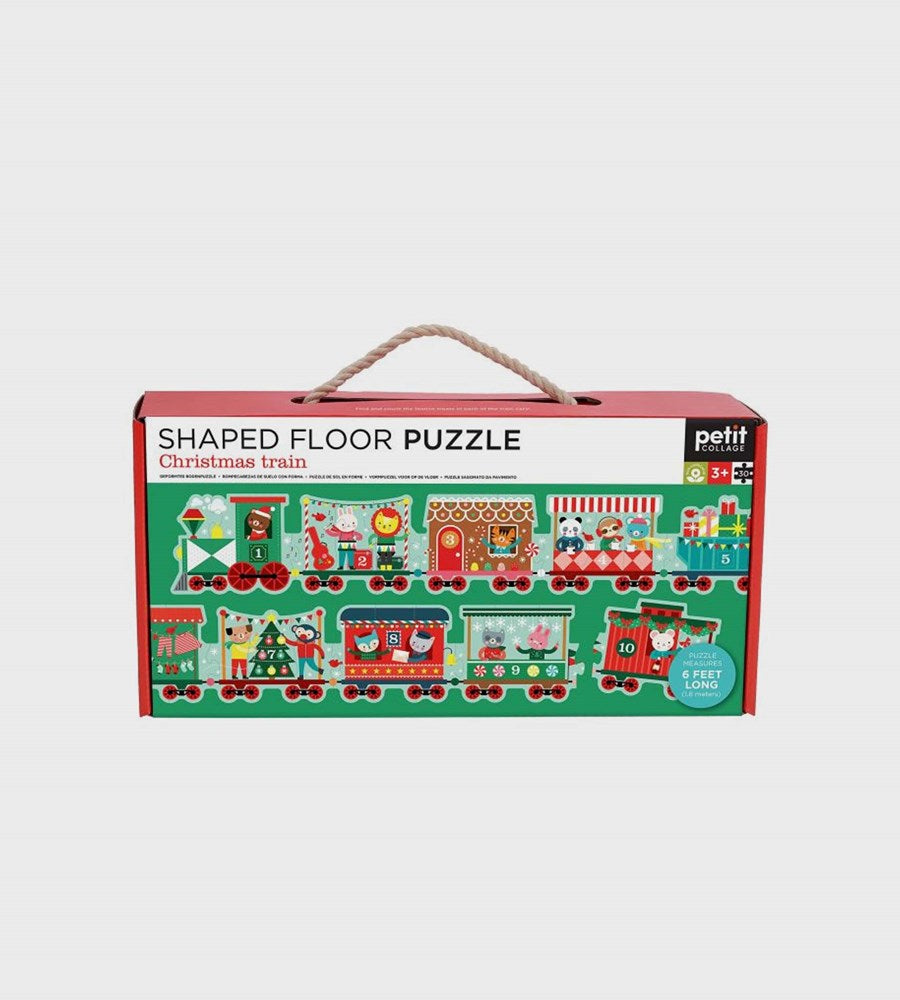 Christmas Train Shaped Floor Puzzle