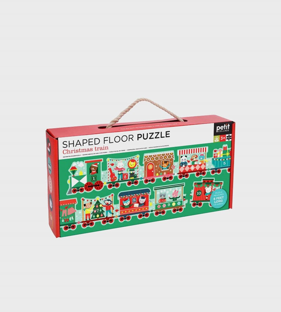 Christmas Train Shaped Floor Puzzle