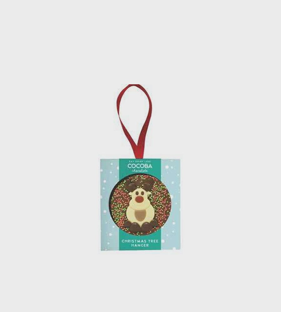 Cocoba Christmas Reindeer Milk Chocolate Tree Hanger