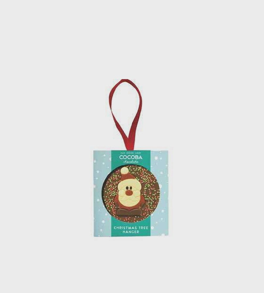 Cocoba Christmas Santa Milk Chocolate Tree Hanger