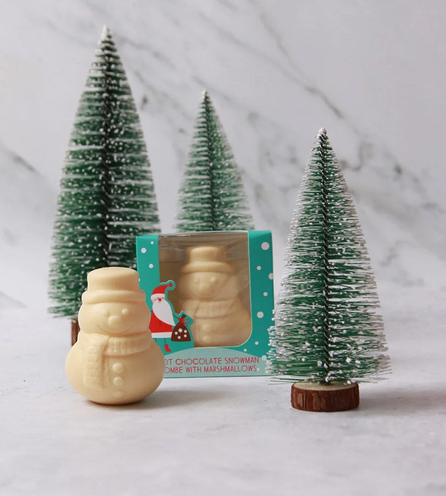 Cocoba Christmas Snowman Hot Chocolate Bomb with Mini Marshmellows