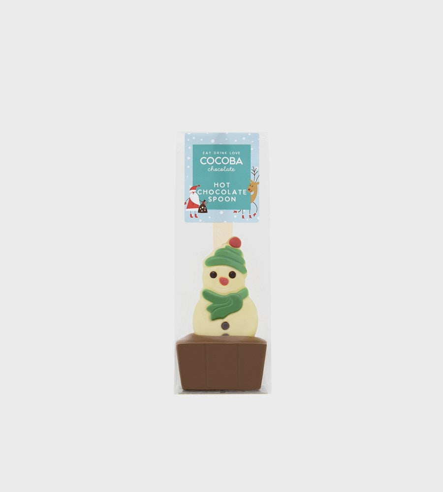 Cocoba Christmas Snowman Milk Hot Chocolate Spoon
