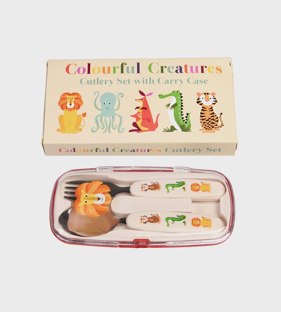 Colourful Creatures Cutlery Set