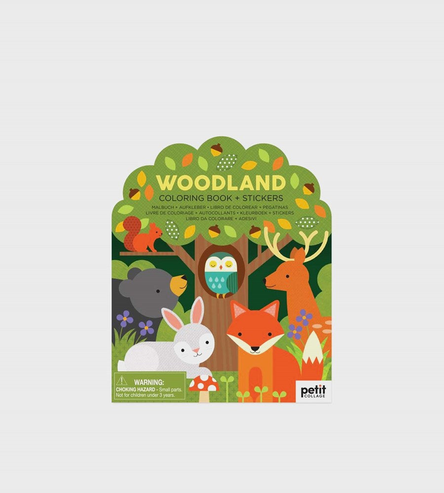 Colouring Book With Sticker | Woodland Animals
