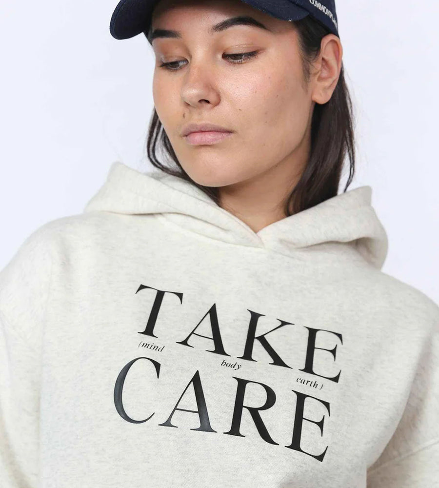 Commonplace | Take Care Hoodie | Grey Marle