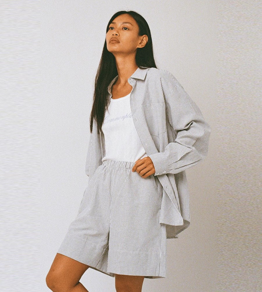 Commonplace | Beech Cottage Shirt | Black/White