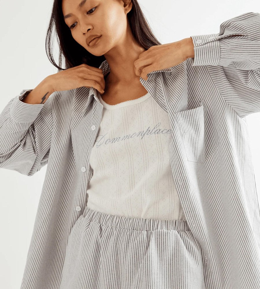 Commonplace | Beech Cottage Shirt | Black/White