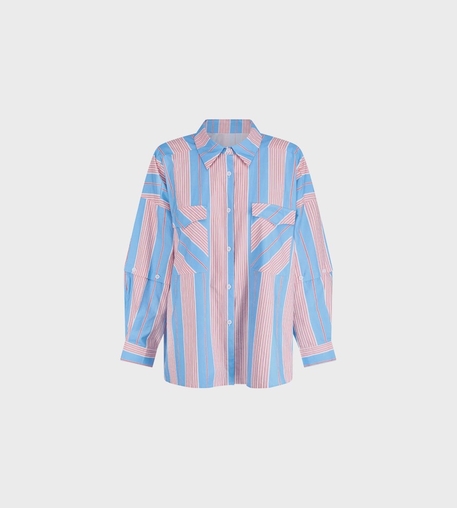 Commonplace | Eastern Shirt | Baby Blue/Pink