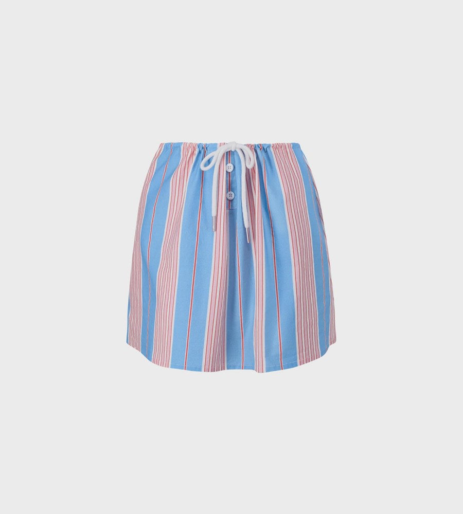Commonplace | Eastern Skirt | Baby Blue/Pink