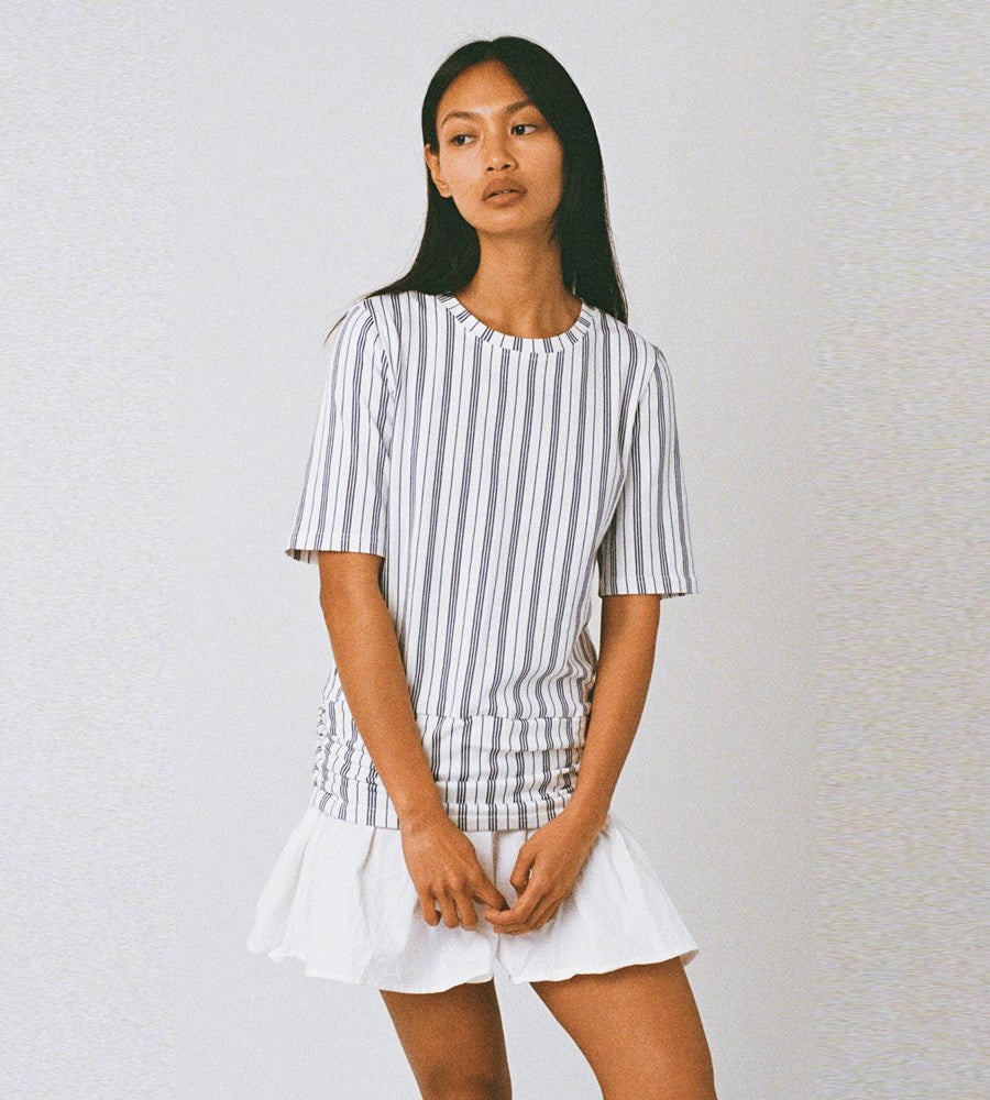 Commonplace | Magnolia Dress | Navy White
