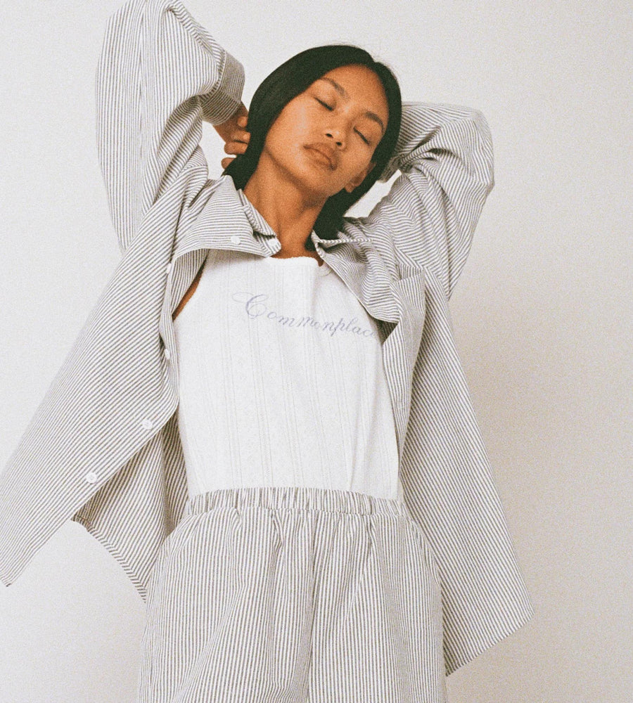 Commonplace | Beech Cottage Shirt | Black/White