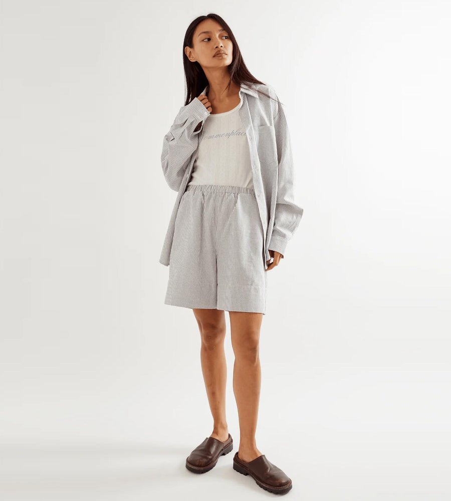 Commonplace | Beech Cottage Shirt | Black/White