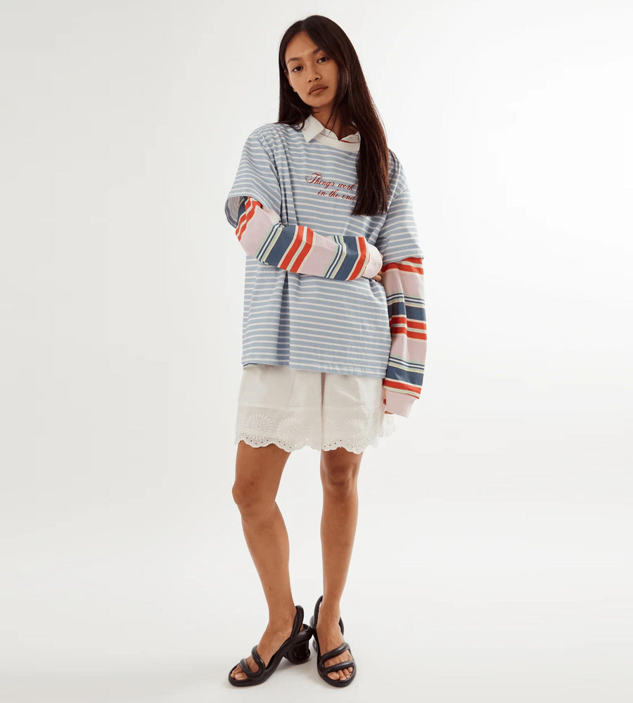 Commonplace | Morale T-Shirt | Baby Blue