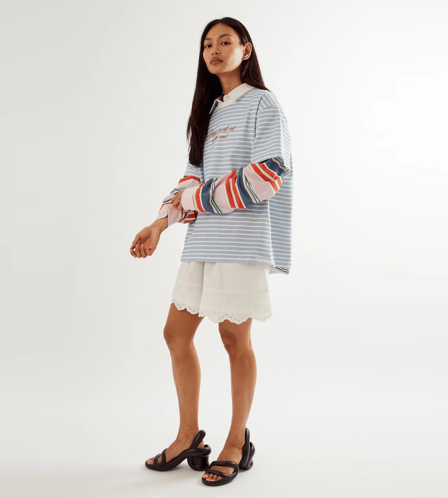 Commonplace | Morale T-Shirt | Baby Blue