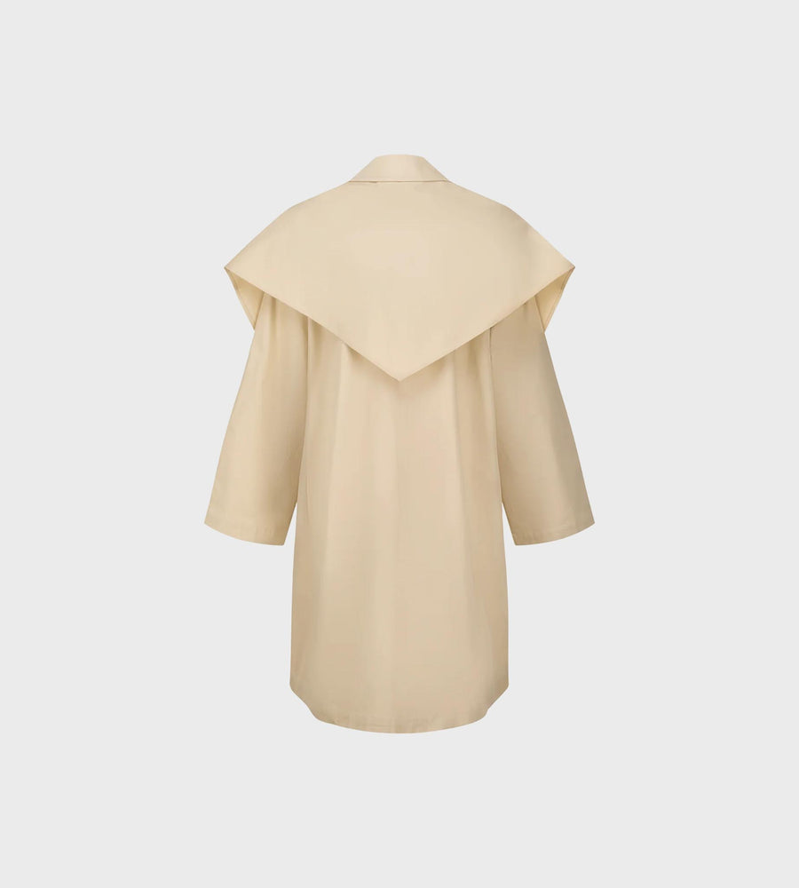 Commonplace | Summer Trench w/ Detachable Scarf | Tan