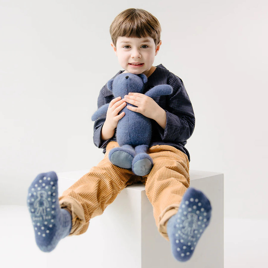 Dear Ted | Periwinkle Check Socks