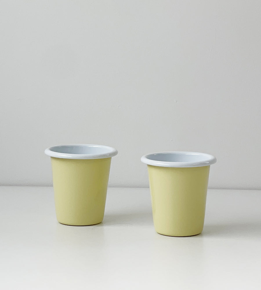 Enamelware | Tumbler | Butter 8cm