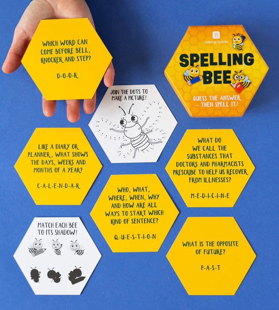 Easy Peasy Family Fun, Spelling Bee Game