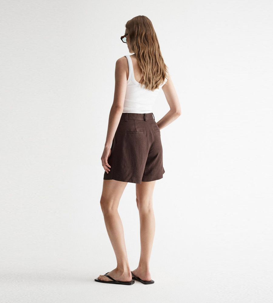 Elka Collective Marbella Short | Chocolate