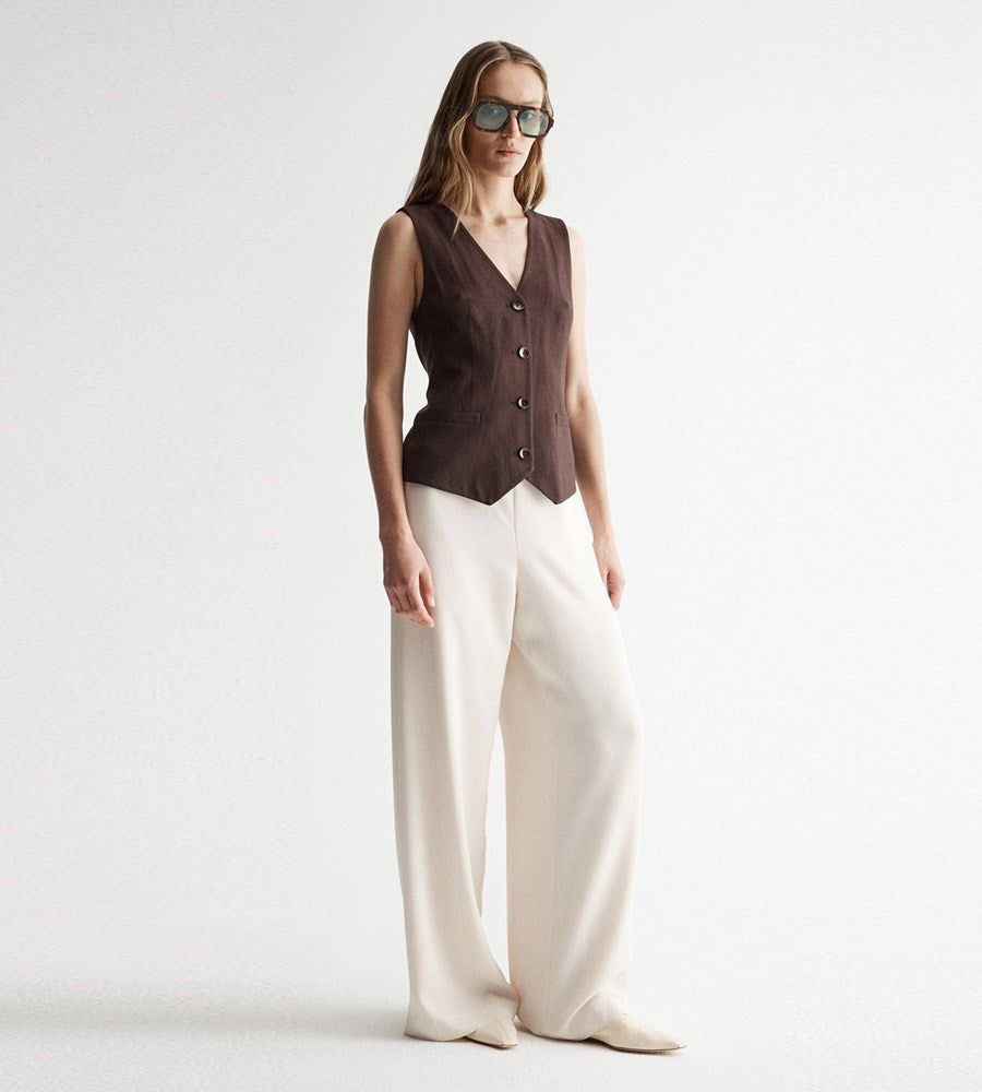 Elka Collective Nina Vest | Chocolate