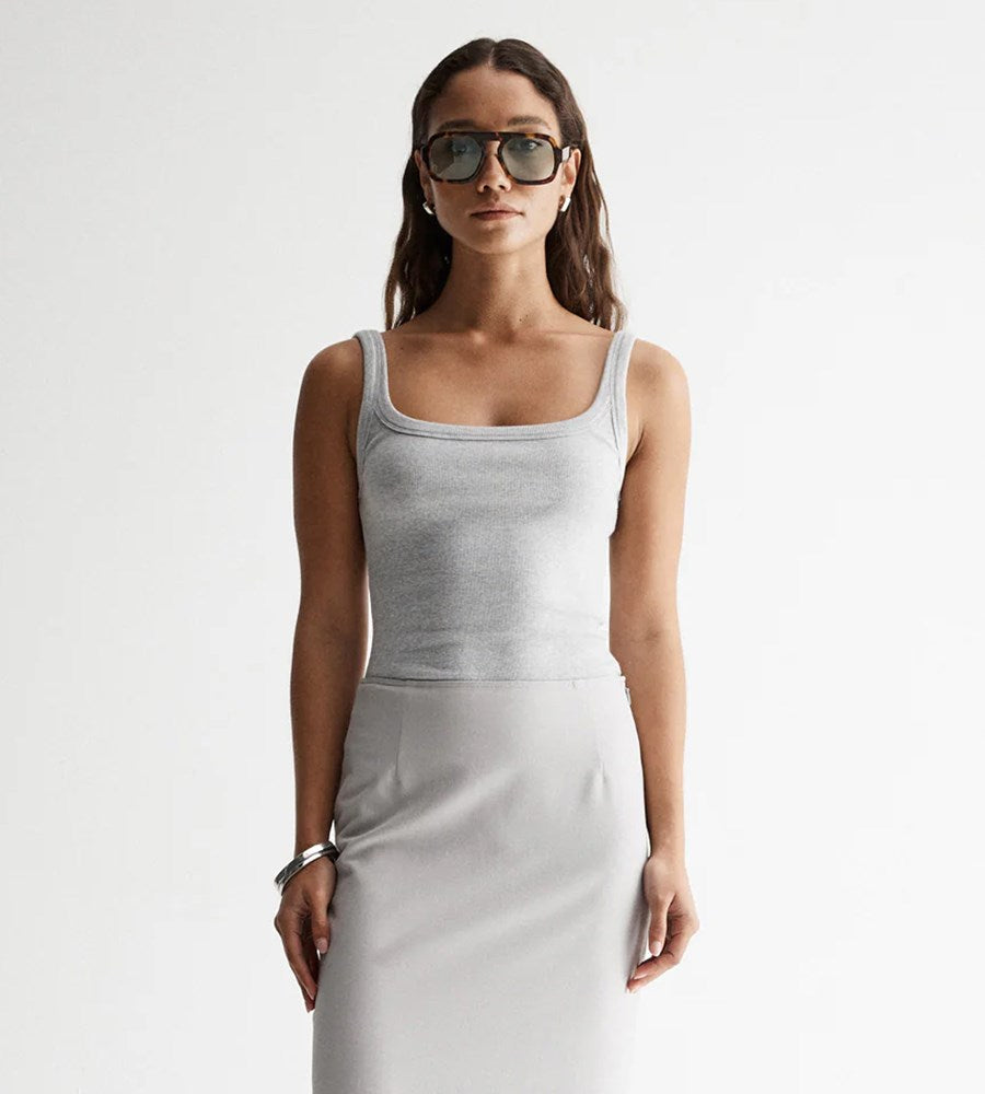 Elka Collective | Persi Tank I Grey Marle