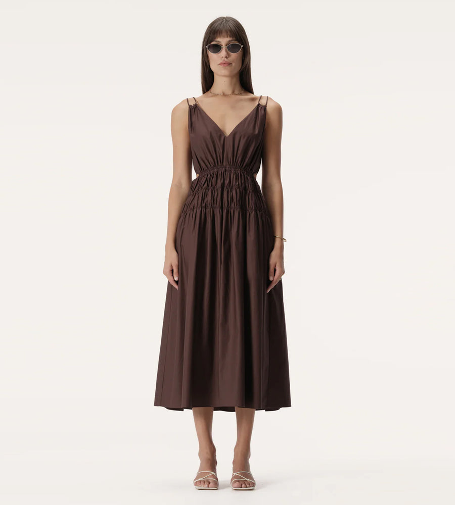 Elka Collective | Salma Dress | Chocolate