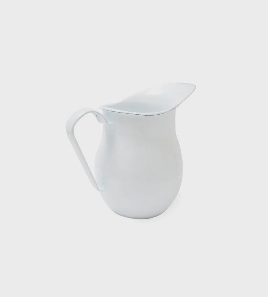 Enamelware | Water Jug 1ltr | White