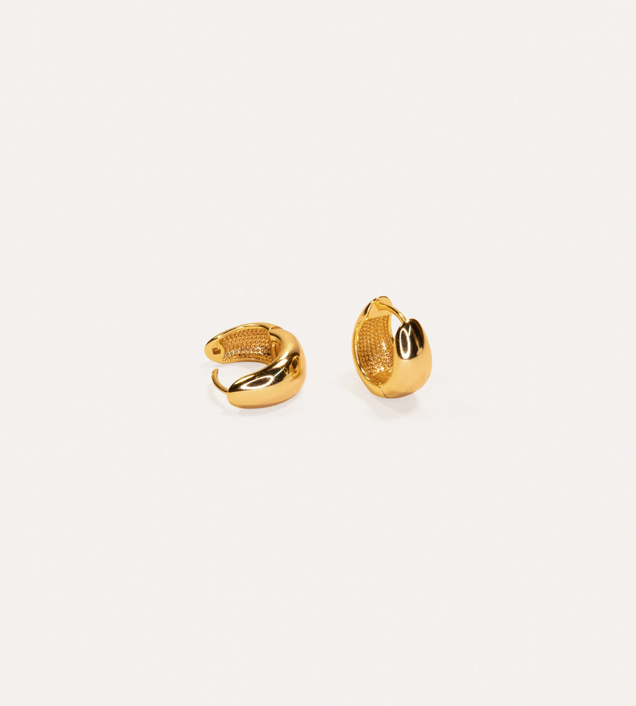 La Dailie | Everyday Domed Hoop | Gold