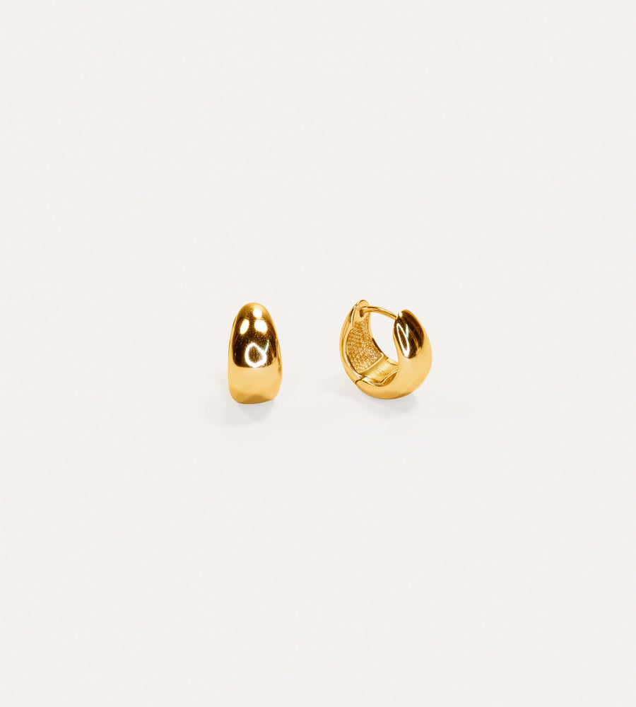 La Dailie | Everyday Domed Hoop | Gold