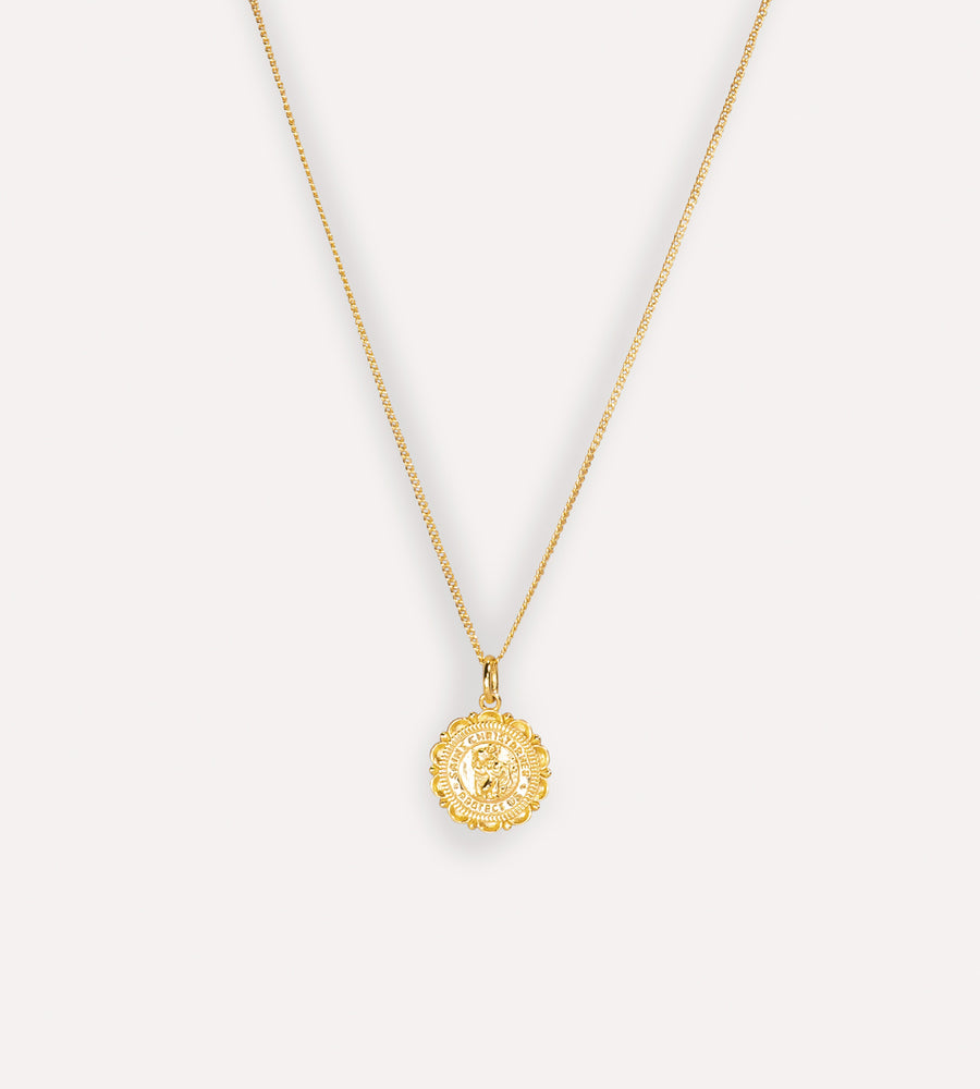 La Dailie | Everyday St Christopher Necklace | Gold