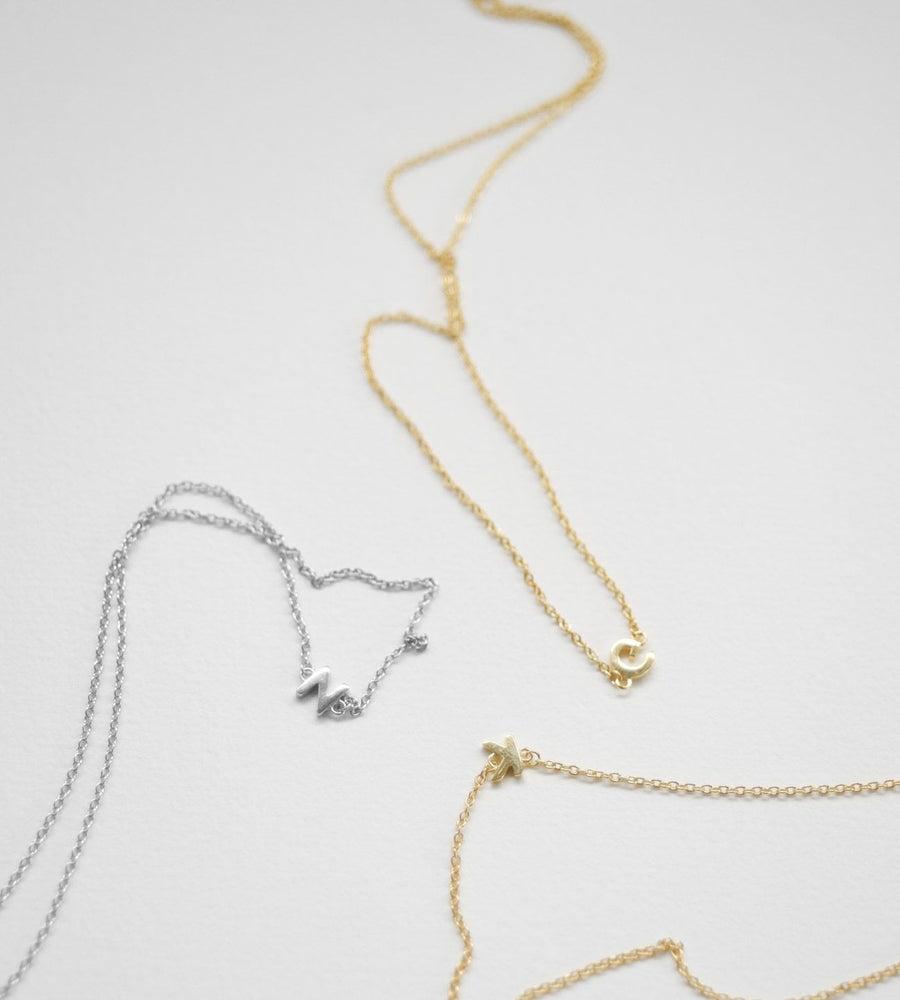 Sophie | Little Letter Necklace | Gold