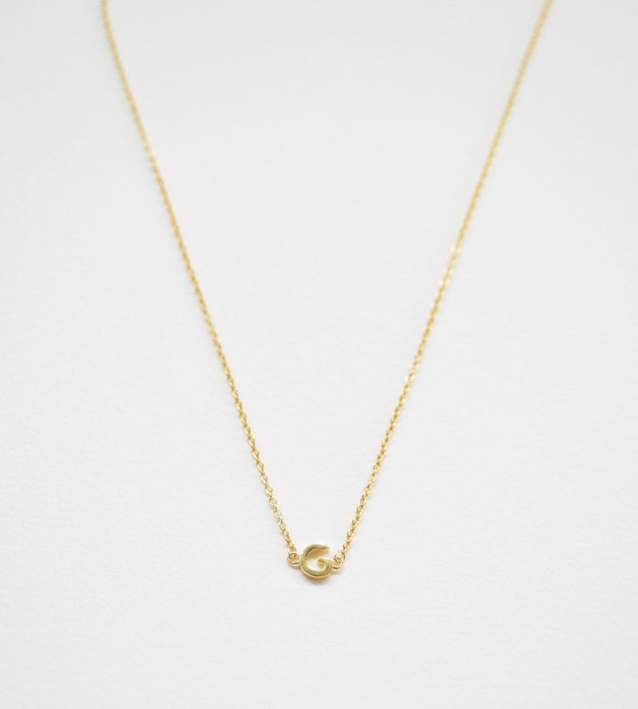 Sophie | Little Letter Necklace | Gold