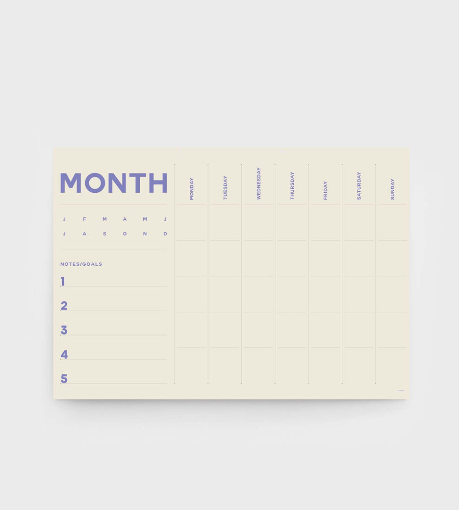 Lettuce | A2 Month Planner