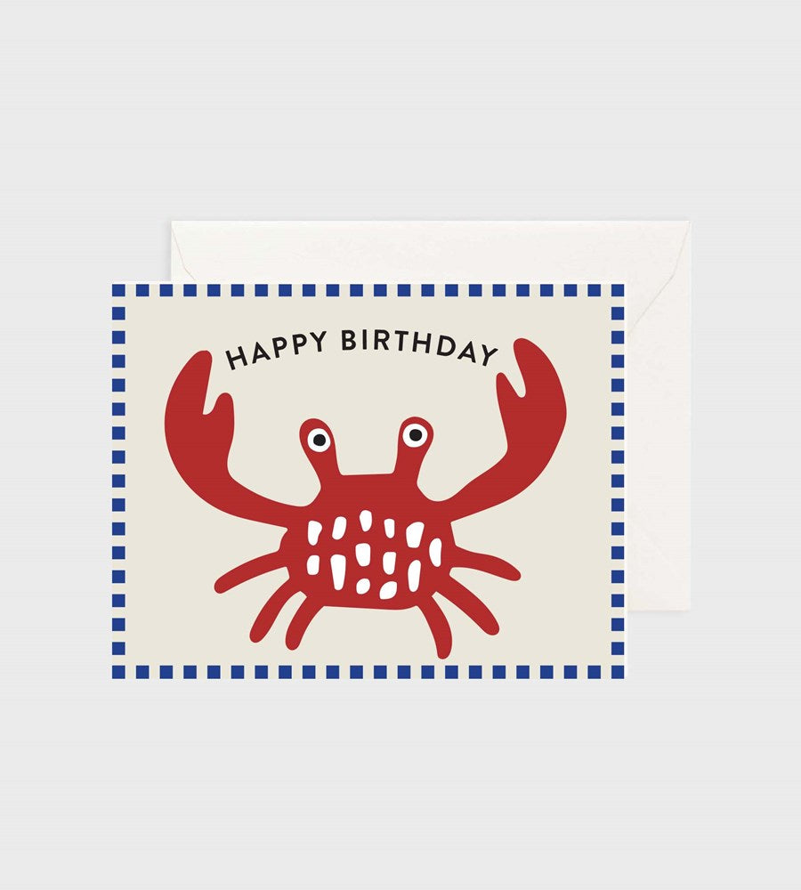 Father Rabbit Stationery | Card | Happy Crab – Father Rabbit Limited