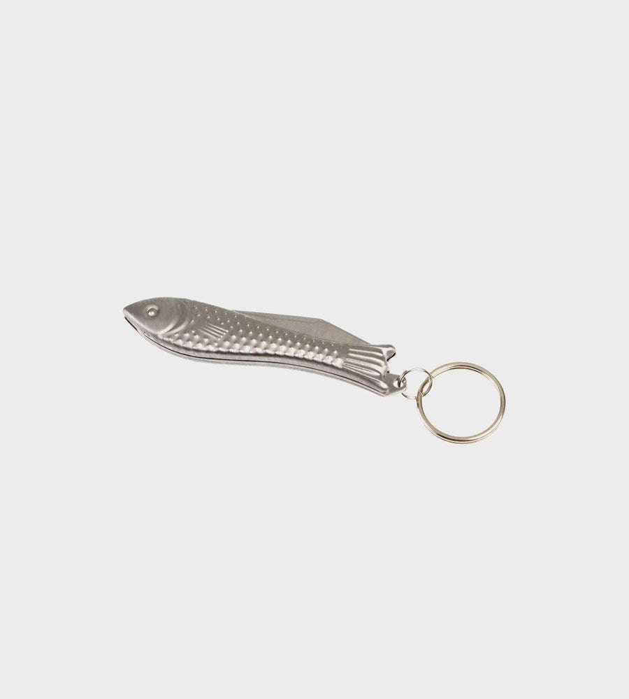 Fish Shaped Pocket Knife Keyring