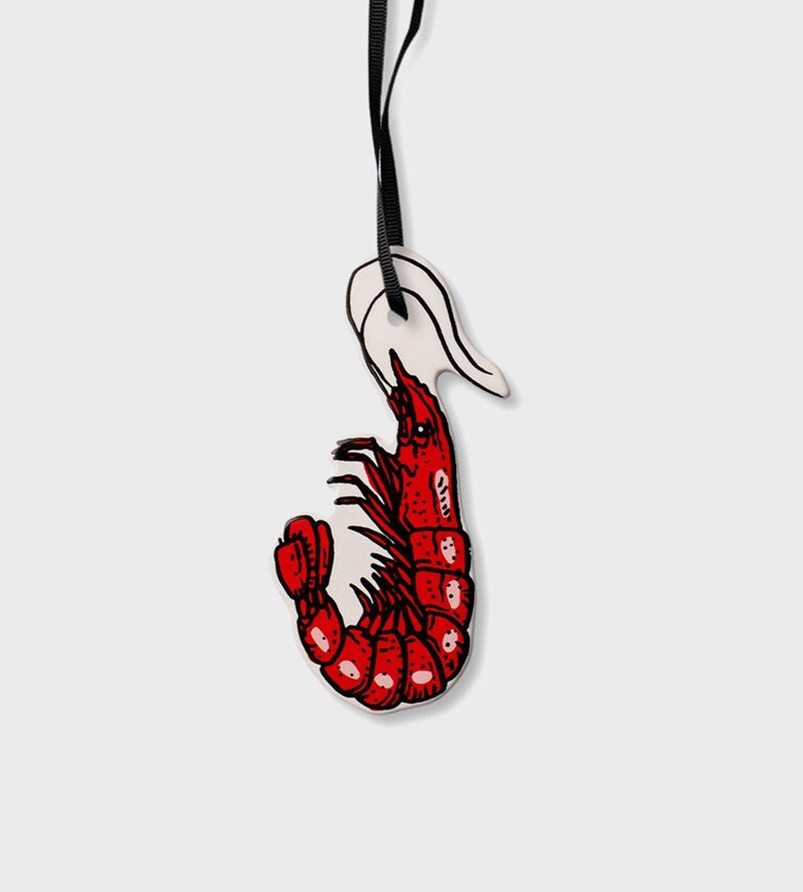 Flat Ceramic Deco | Prawn