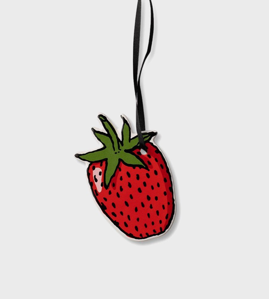 Flat Ceramic Deco | Strawberry