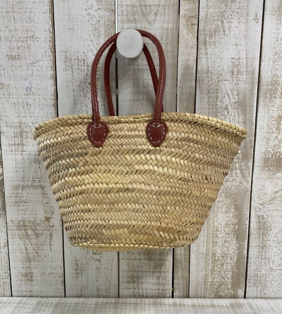 French Market Basket with Deluxe Handle | Milanese Red