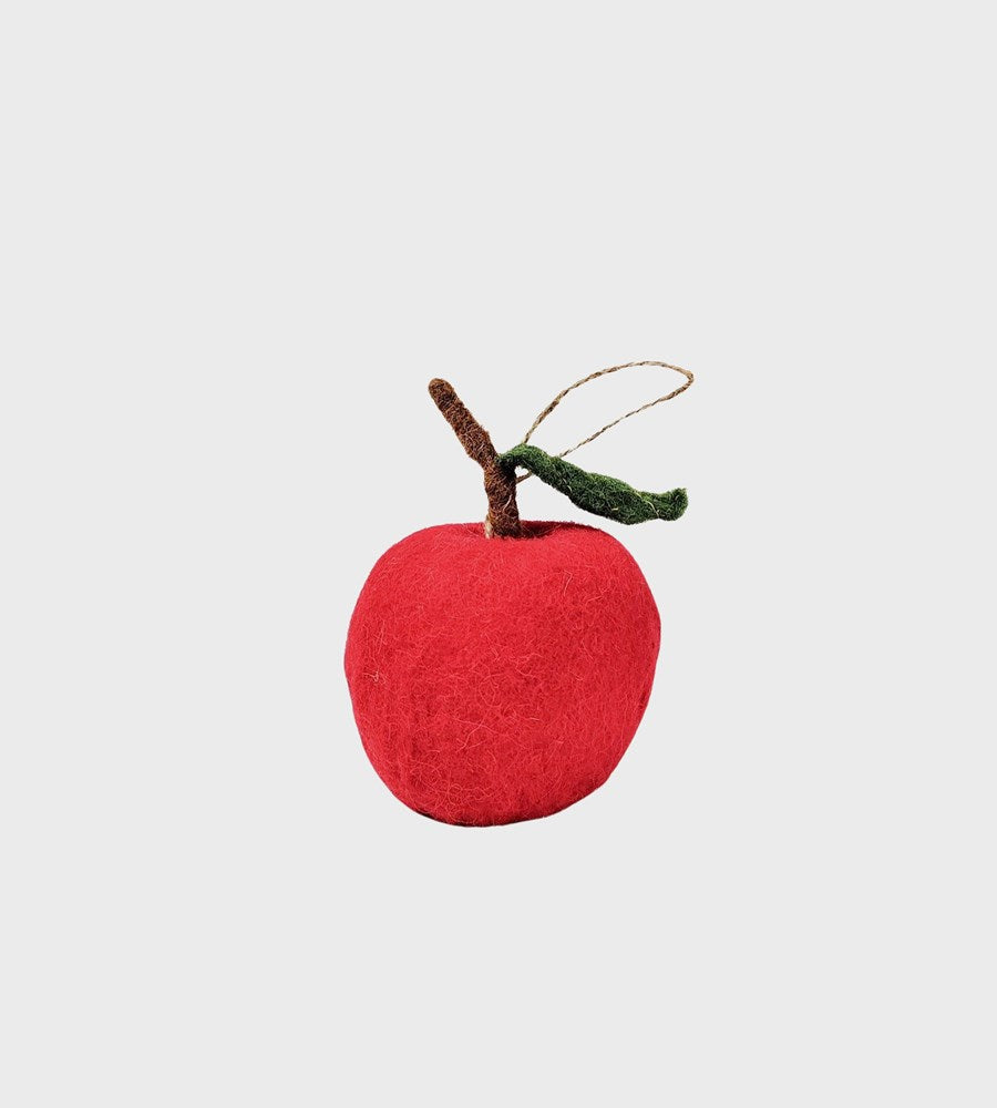 Hanging Decoration| Whole Apple | Red 13cm