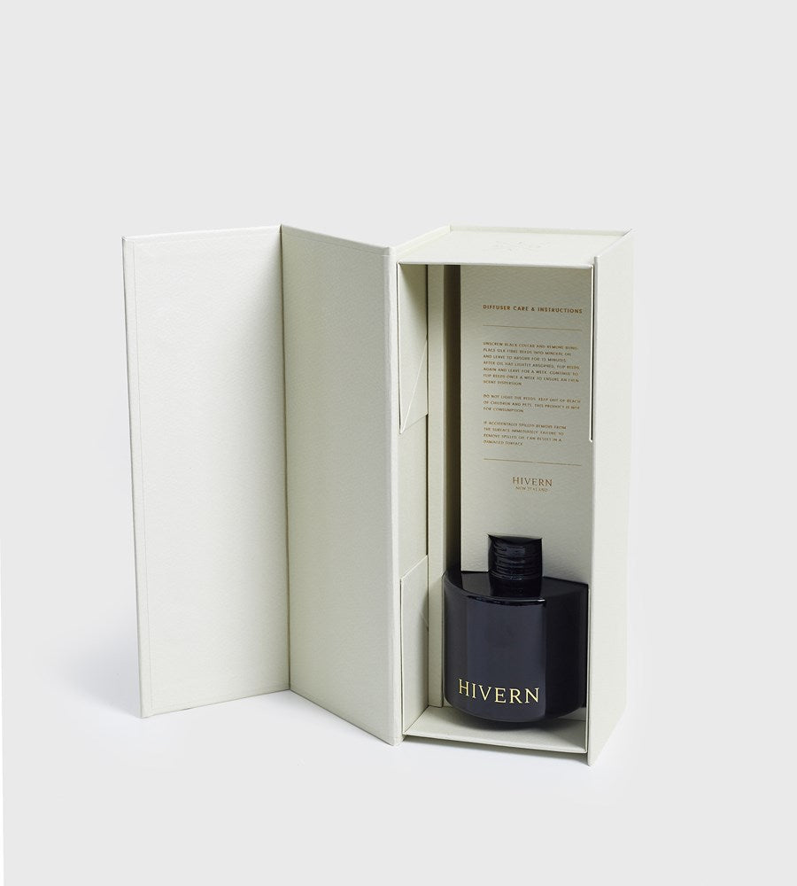 Hivern | Black Orchid & Clove Diffuser | Dark Navy