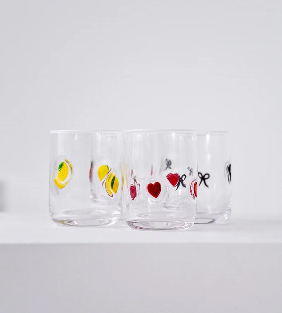 Home Lab I Icon Glass I Set of 4 I Mixed