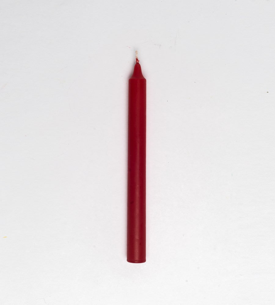 Household Taper Candle 240mm x 22mm | Red