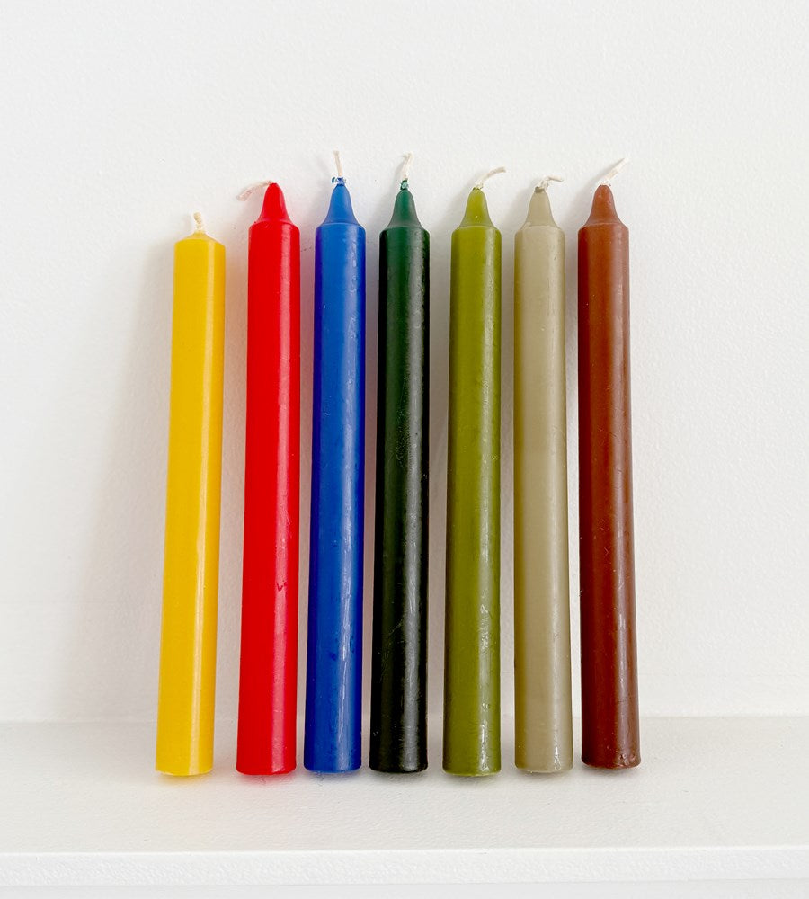 Household Taper Candle 240mm x 22mm | Red