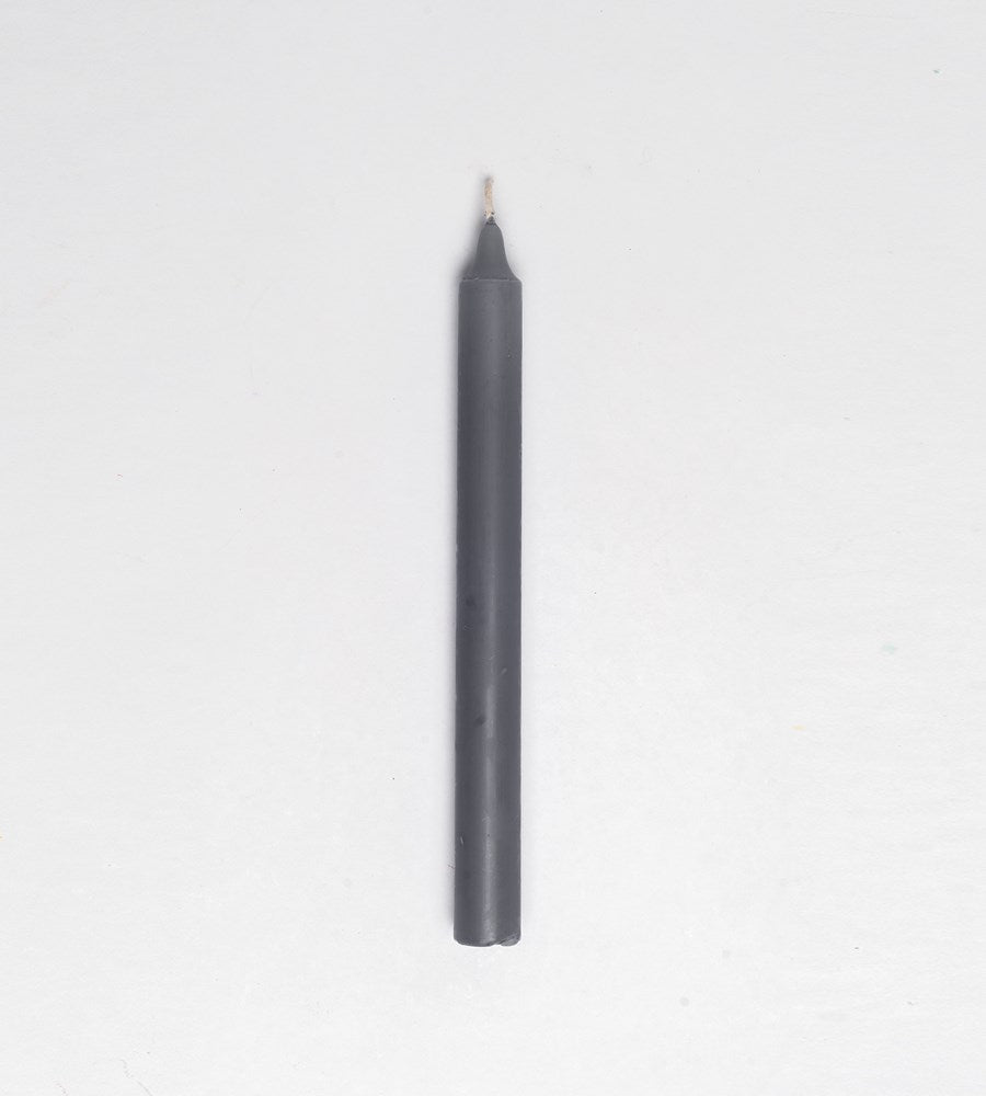 Household Taper Candle 240mm x 22mm | Taupe