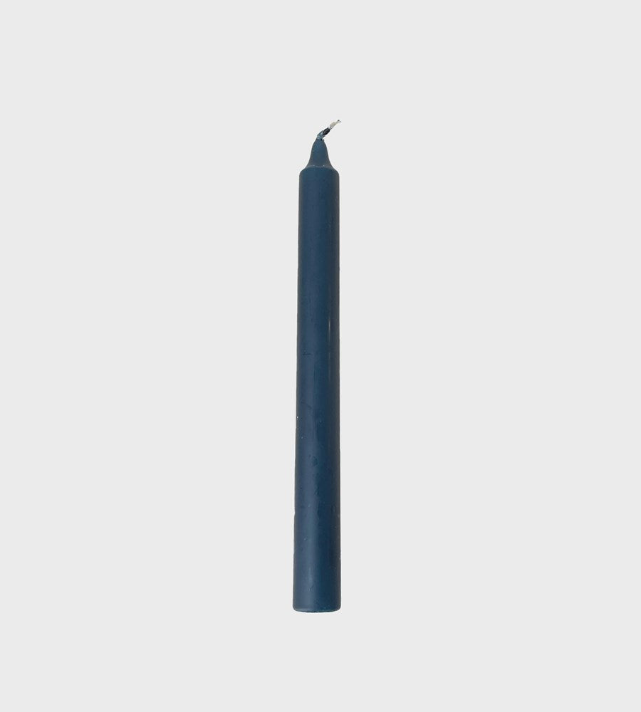 Household Taper Candle 240mm x 22mm | Navy