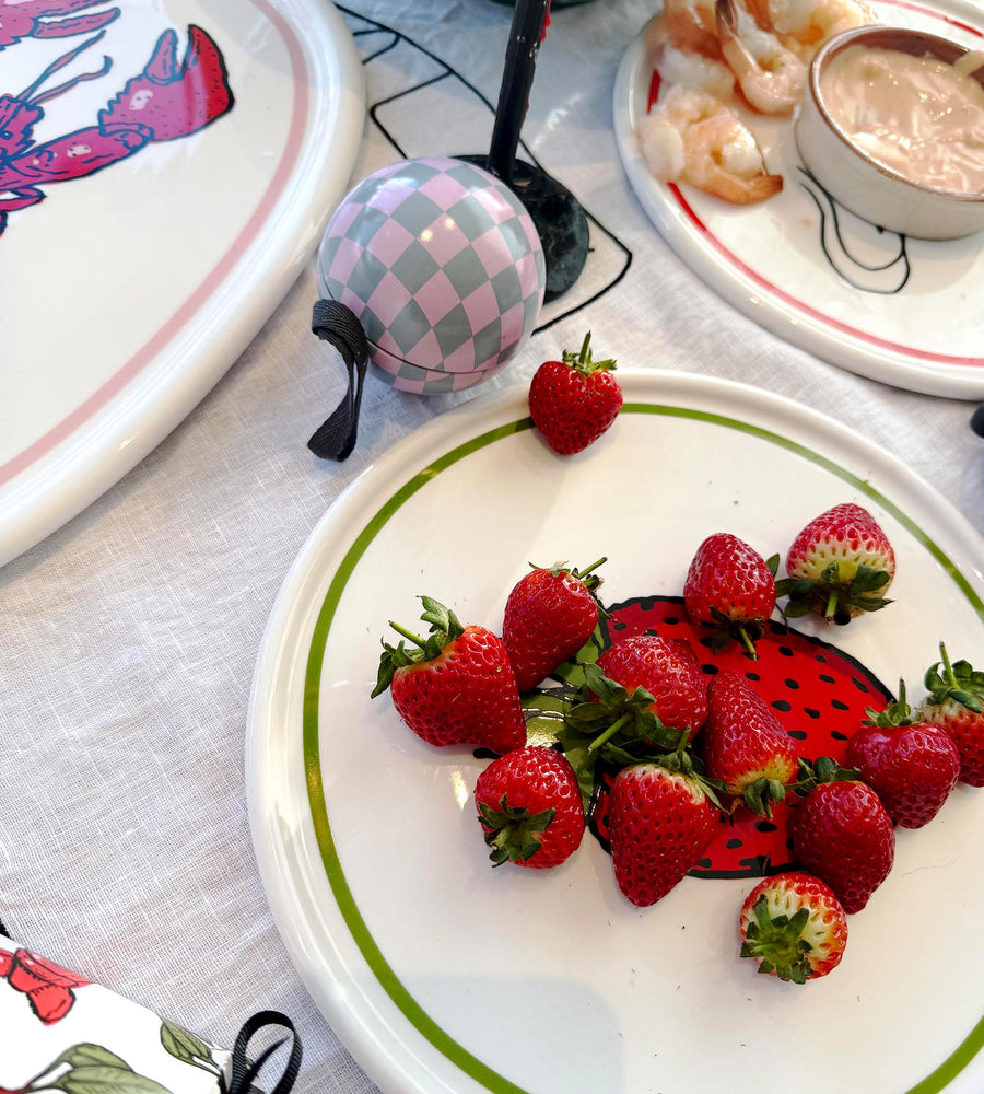 Christmas Plate | Strawberry